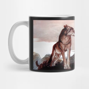 Jungle Book - Akela Lone Wolf - Edward Julius Detmold, Maurice Detmold Mug